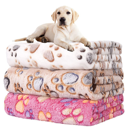 Rezutan Dog Blankets for Large Dogs, Upgraded 3 Pack Dogs Cat Crate
