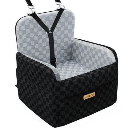 PETICON Waterproof Dog Car Seat for Small Medium Dogs, Memory Seat