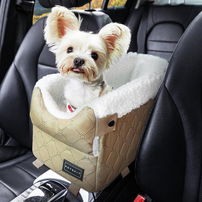 PETSFIT Dog Car Seats for Small Dogs with Safe Protection Hooks, Seat