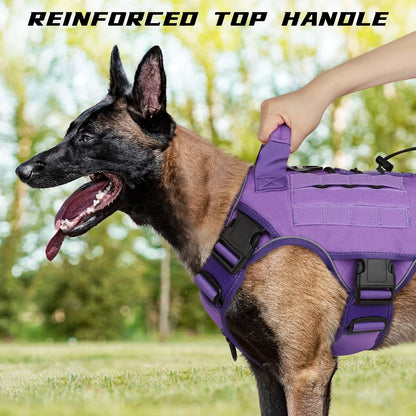 WINGOIN Tactical Dog Harness with Handle Tactical Dog Harness