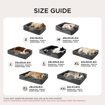 Bedsure Orthopedic Dog Bed for Extra Large Dogs XL Plus Waterproof Bed