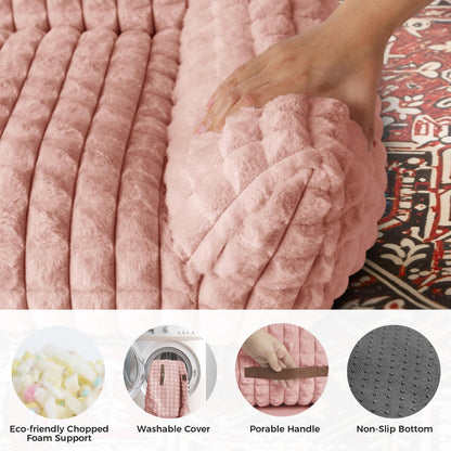 blunique Cat Bed for Indoor Cats Cute Cat Couch Beds, Fluffy Pet Couch