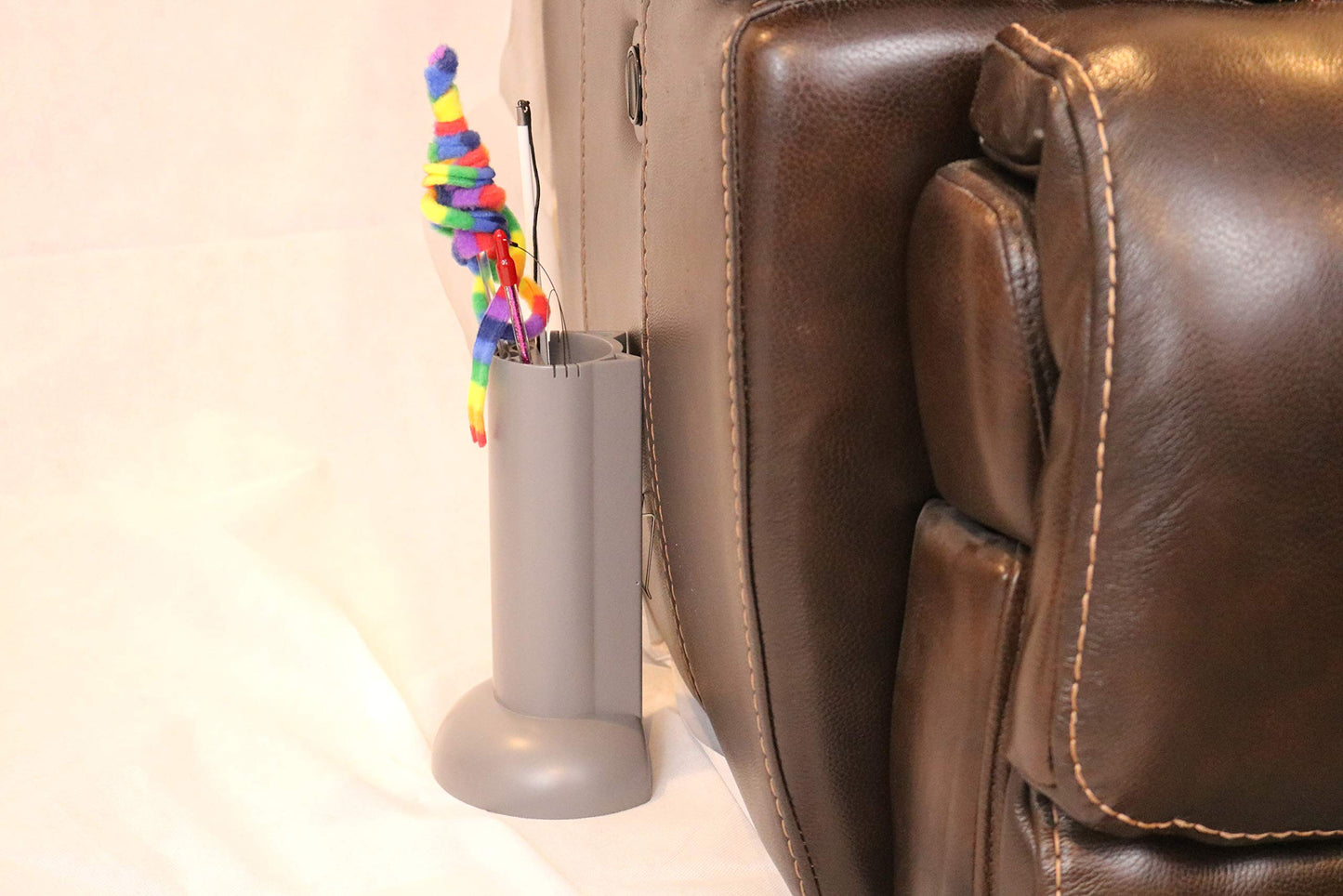 Feline Ruff Cat Teaser Wand Holder. Keep Cats Safe with This Wand