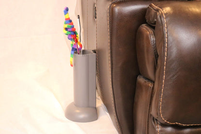 Feline Ruff Cat Teaser Wand Holder. Keep Cats Safe with This Wand