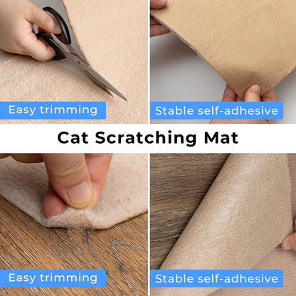 Cat Carpet remnants Cat Scratching Mat Trimmable Self-Adhesive Posts