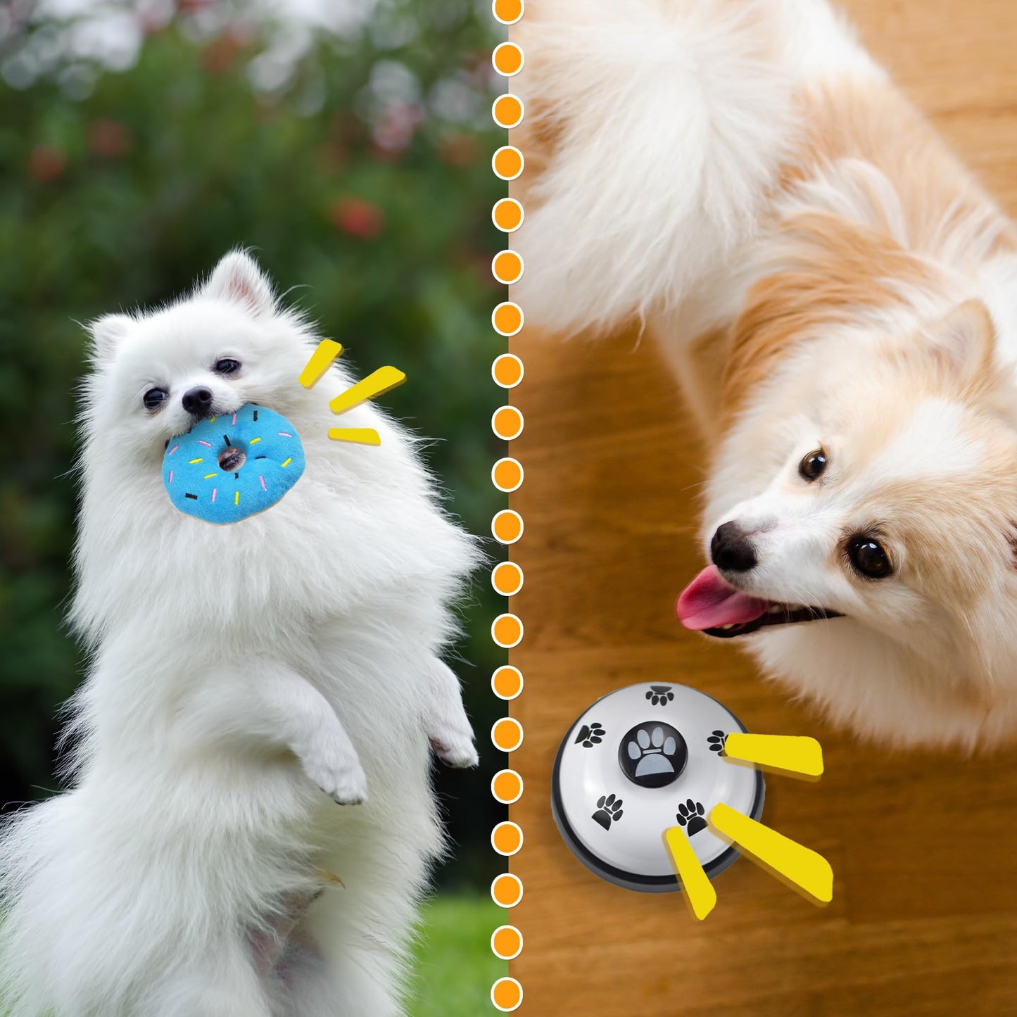 LECHONG 24 Pack Puppy Chew Toys, Dog Teething Toys with Storage Chew