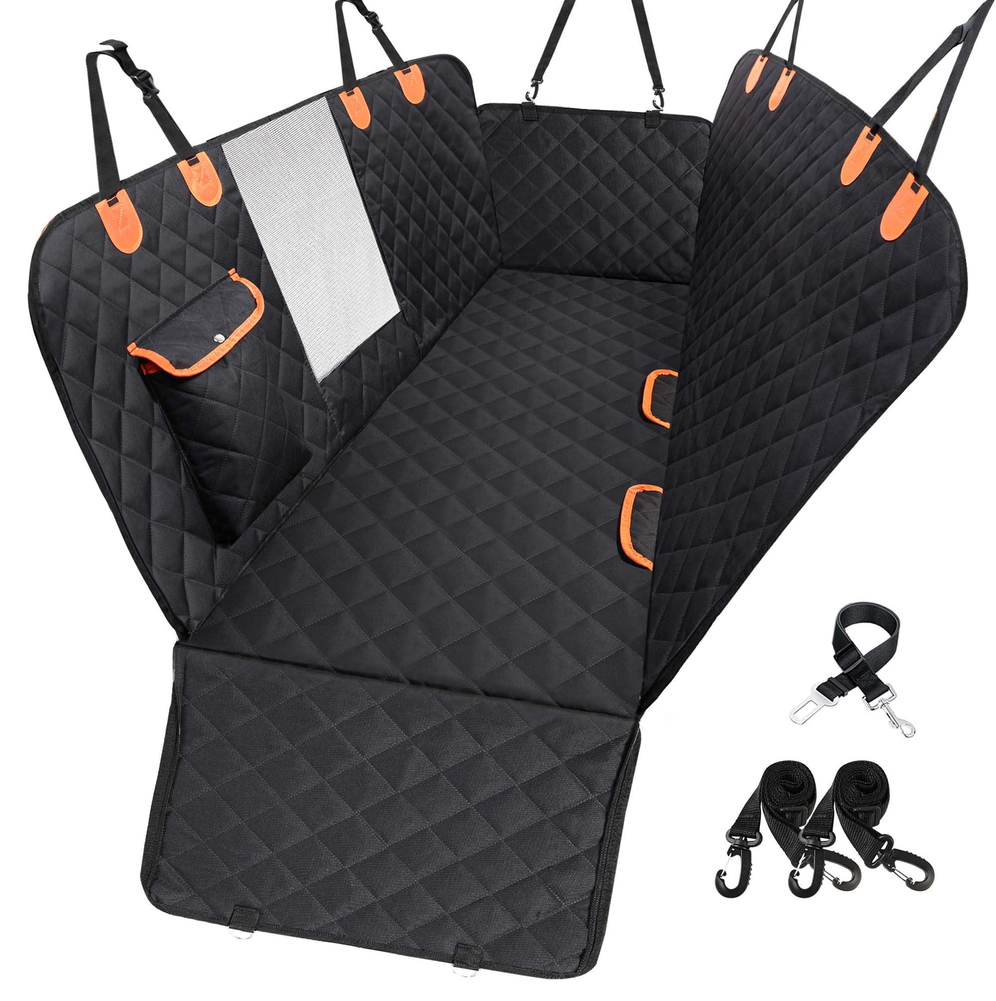 EasyHaWei Dog Car Seat Cover for Back Seat 600D Scratchproof Seat