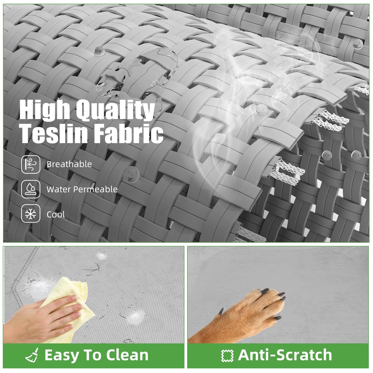 Simple Trending Raised Dog Bed for Extra Large Dogs, Waterproof Bed