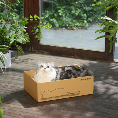 FUKUMARU 5 PCS Cat Scratching Boards, Width Ex-Large Cat Scratcher