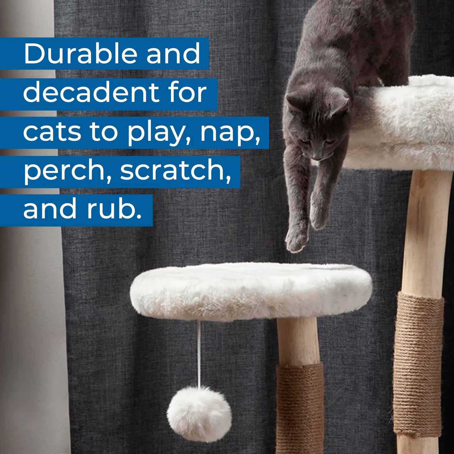 Habitat Haven The Oasis Cat Tree Luxury Cat Condo, Modern Indoor Toy