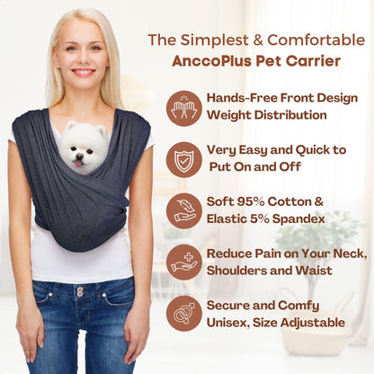 AnccoPlus Dog Carriers for Small Dogs, Front Facing Cat Carriers