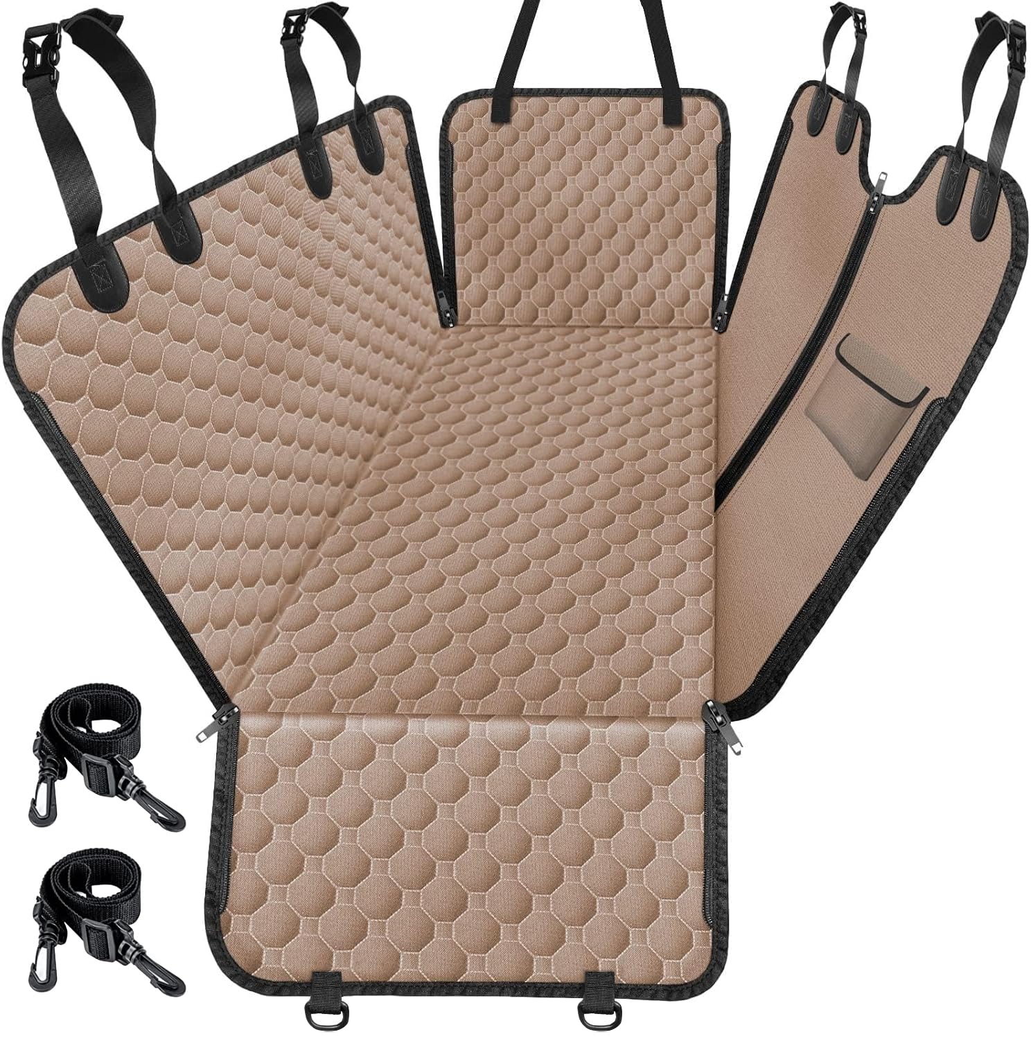 Mancro Back Seat Pet Cover for Dogs, 2026 Upgraded 600D Heavy Seat