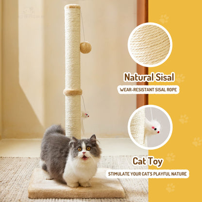 MeowHomm 32” Tall Cat Scratching Posts for Indoor Cats Adults Posts