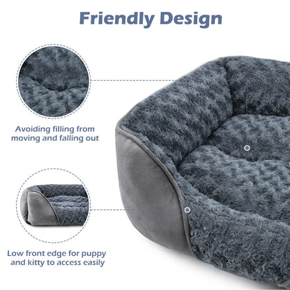 INVENHO Rectangle Washable Orthopedic Dog Bed