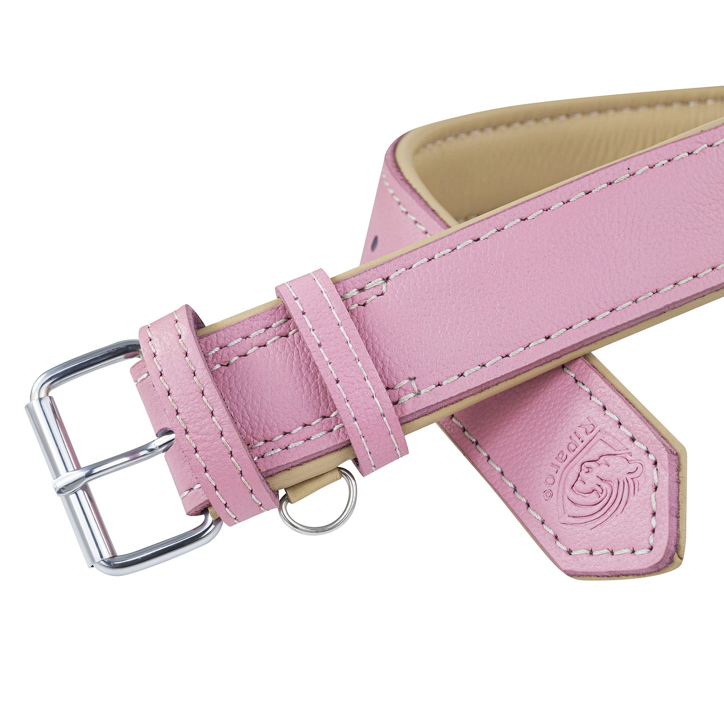 Riparo Dog Collar, Puppy Collar, Leather Dog Collar with Dog Collar