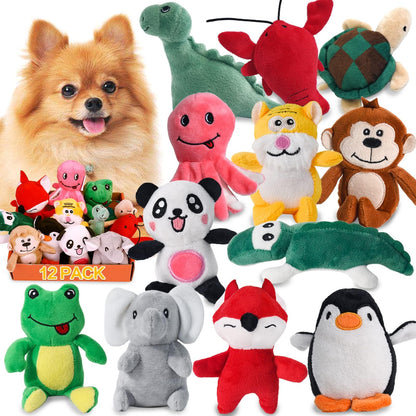 LEGEND SANDY Squeaky Dog Toys for Puppy Small Medium Dogs, Plush