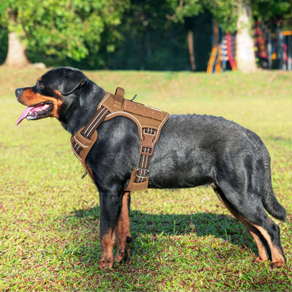 Beebiepet Heavy Duty Tactical Dog Harness for Large Dogs, No Harness