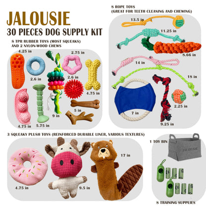Jalousie Multipack Dog Squeaky Toys Bulk Bundle Pup Toy Puppy Toys