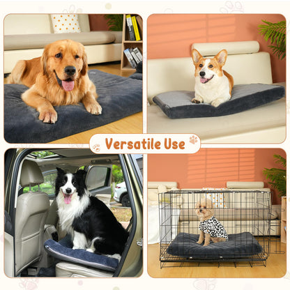 EMPSIGN Stylish Dog Bed Mat Dog Crate Pad Mattress Reversible Bed