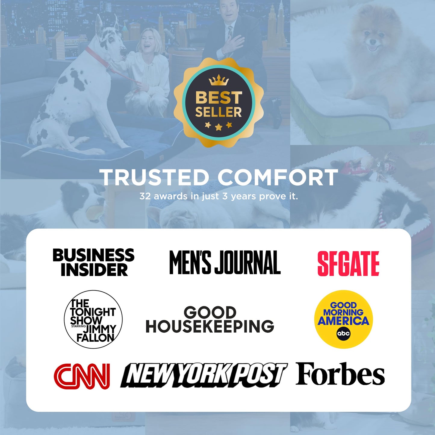 Bedsure Cooling Dog Beds Large Sized Dog Orthopedic Large Dog Bed