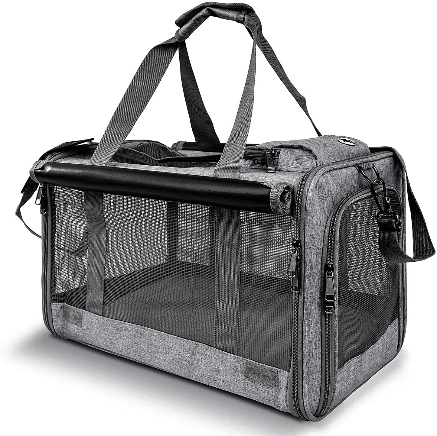 GAPZER Pet Carrier for Large Cats, Soft-Sided Cat Carrier