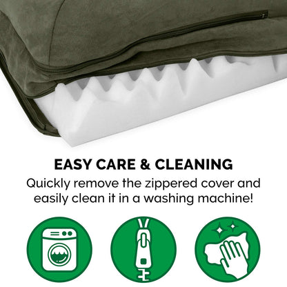 Furhaven Orthopedic Dog Bed for Large/Medium Dogs w/ Removable Bed