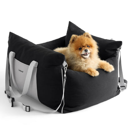 Lesure Small Dog Car Seat for Small Dogs Waterproof Dog Booster Seat
