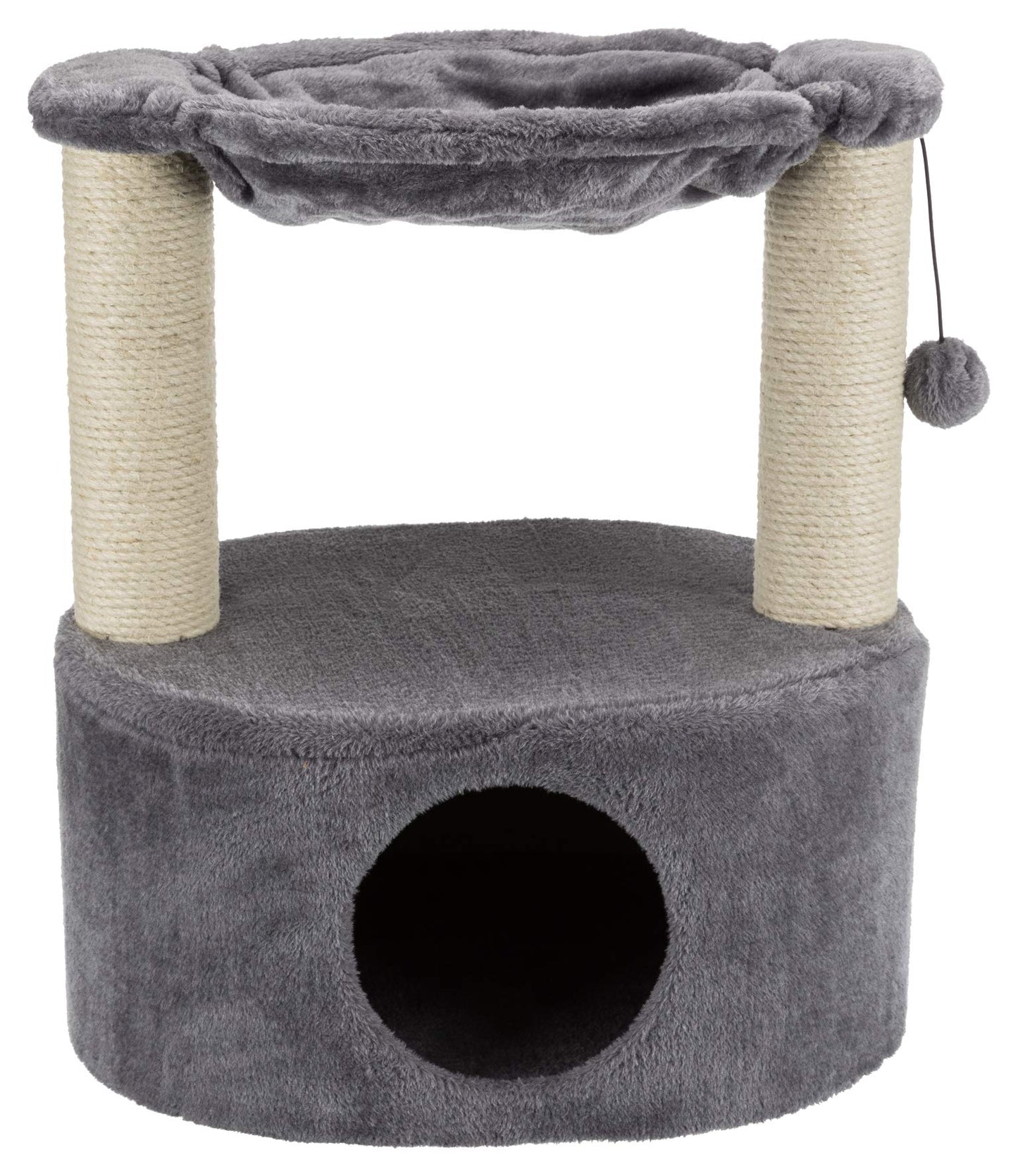 Trixie Baza Grande 24-in Cat Tree, Two Sisal Scratching Posts, Toy