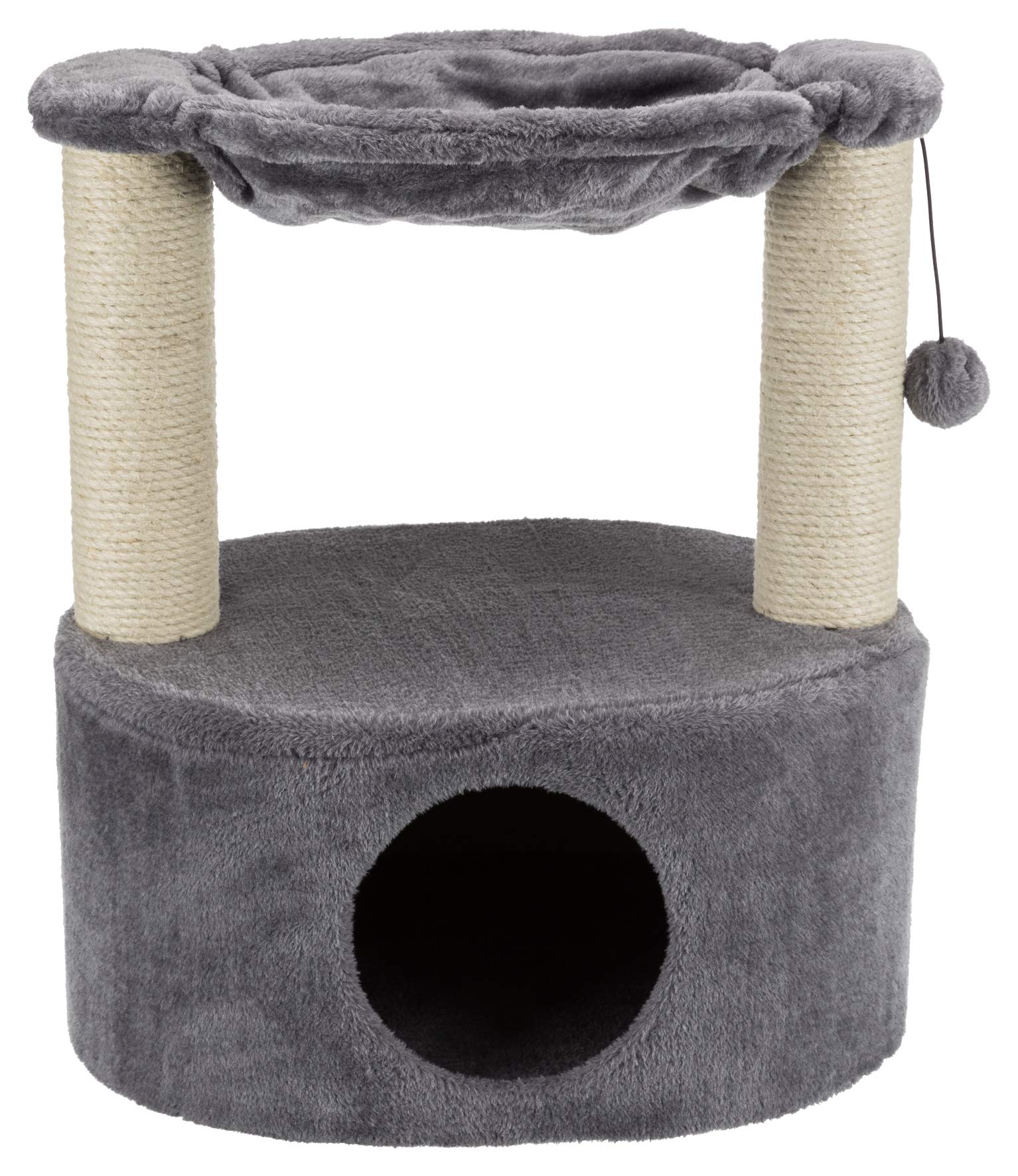 Trixie Baza Grande 24-in Cat Tree, Two Sisal Scratching Posts, Toy