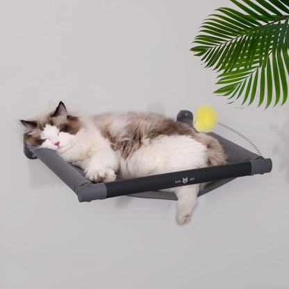 SVD.PET Cat Hammock Wall Mounted with Toy, Soft Padded Comfortable Toy