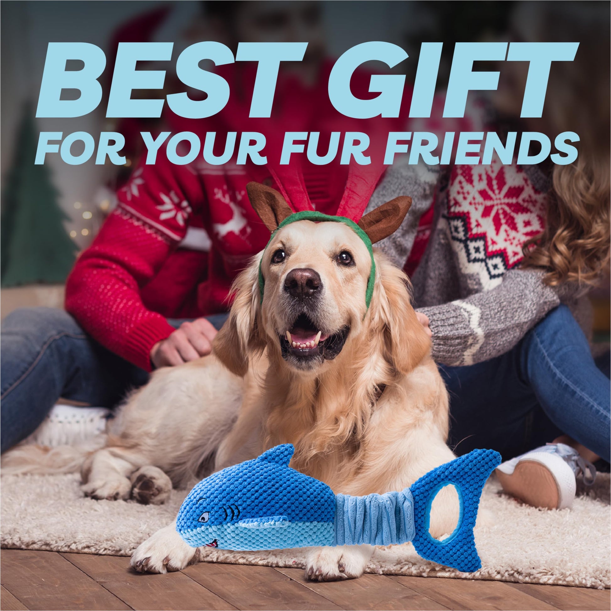 LEGEND SANDY Squeaky Dog Toys for Large Dogs Interactive Plush Plush
