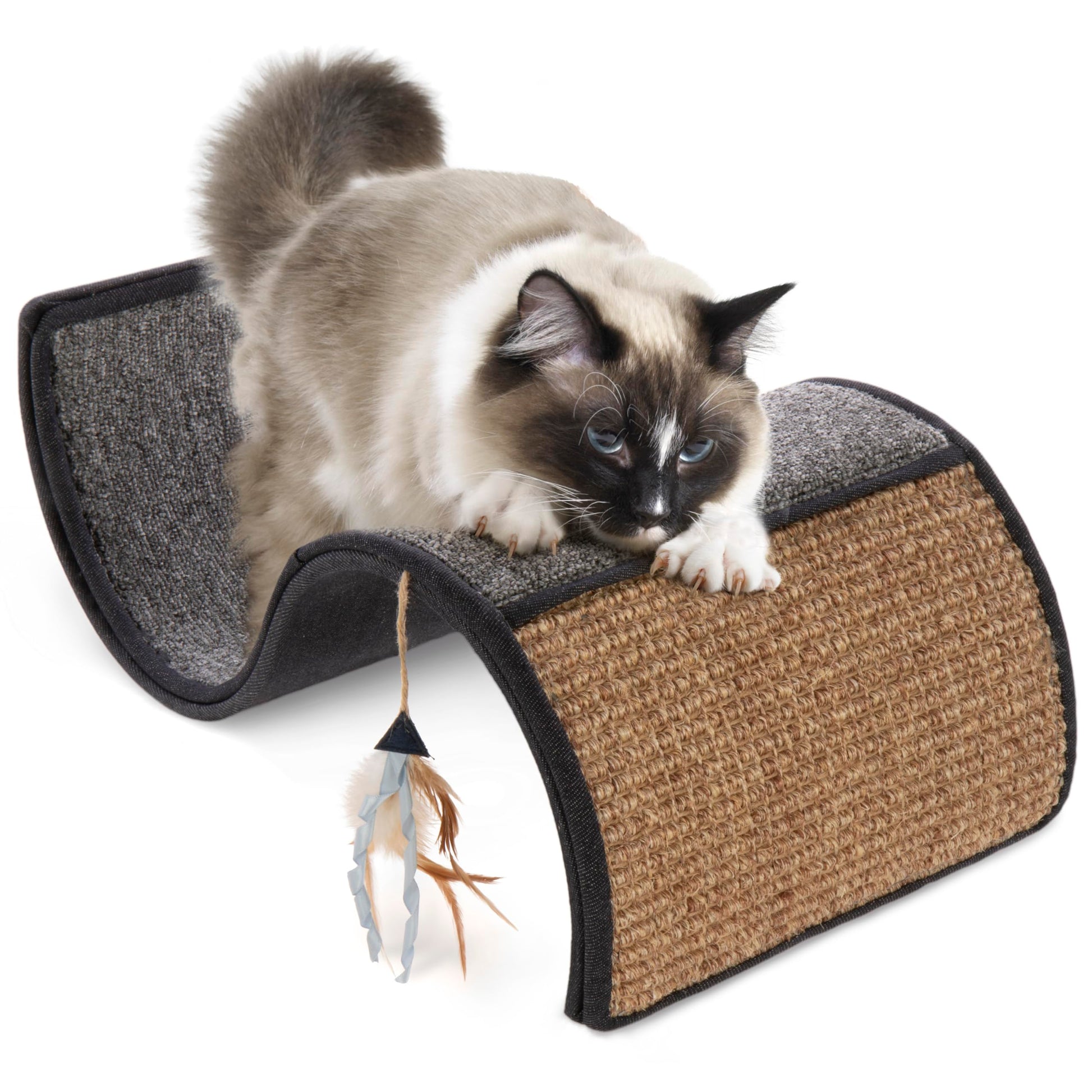 Petlinks Dream Curl Carpet Cat Scratcher, Dual-Surface Cat Scratchers
