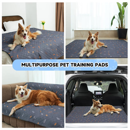 Sunheir Washable Pee Pads for Dogs 2-Pack Reusable Puppy Pads Crate