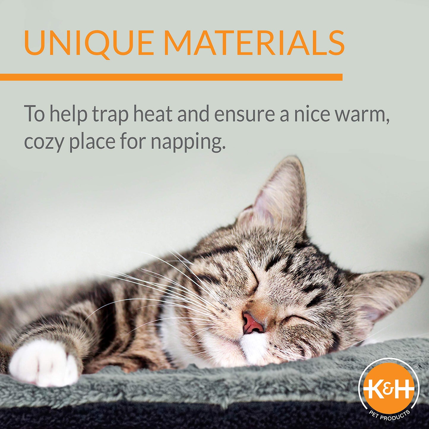 K&H Pet Products Self-Warming Cat Bed Pad,Self Heating Pad for Bed