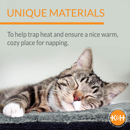K&H Pet Products Self-Warming Cat Bed Pad,Self Heating Pad for Bed