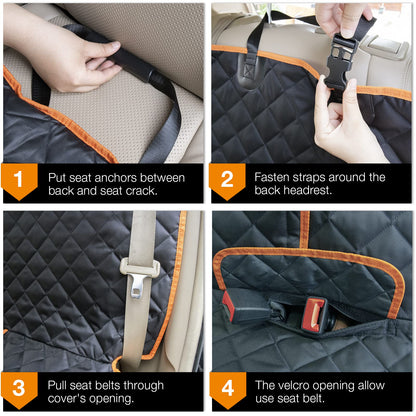 iBuddy Dog Car Seat Cover for Back Seat of Trucks Ford Seat