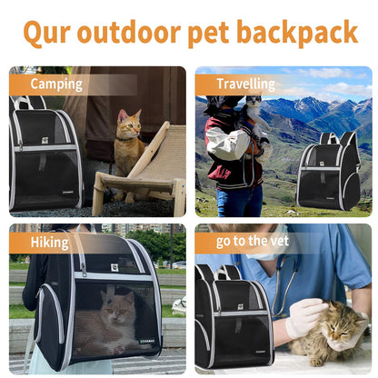 Cat Backpack Carrier for Small Dogs and Medium cat Puppy Carrier
