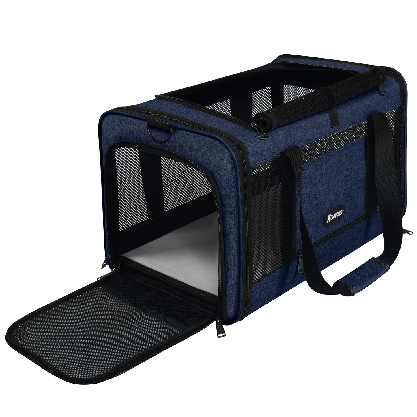 GAPZER Cat Carrier 18x11x11 United Airline Approved, Top Loader Bag