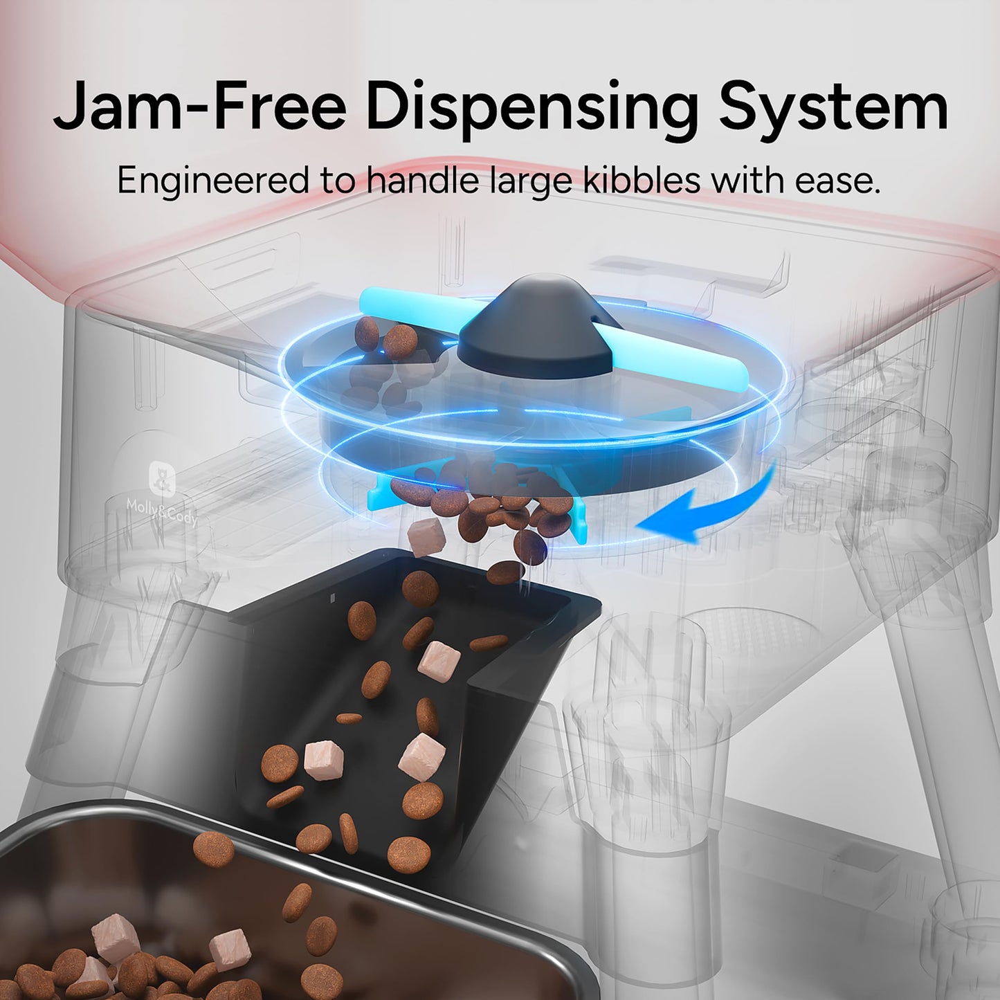 Automatic Dog Feeder for Large Breed Extra Large Capacity Bowl