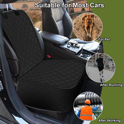 Femuar 2 Packs Car Front Seat Cover for Dogs, Waterproof Pet Car Seat