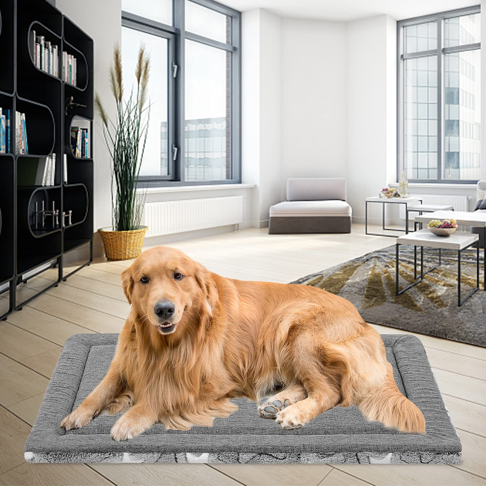 EMPSIGN Fancy Dog Bed Mat, Pet Bed Pad Reversible (Cool Warm), Bed