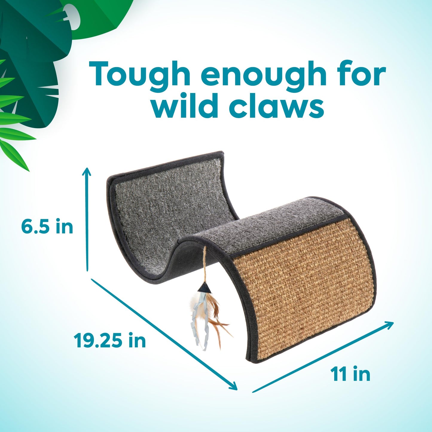 Petlinks Dream Curl Carpet Cat Scratcher, Dual-Surface Cat Scratchers