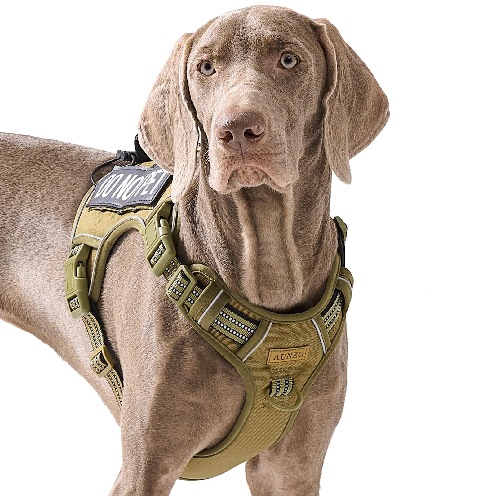 Adjustable No-Pull Tactical Dog Vest Harness for Big Dog Breeds Clip