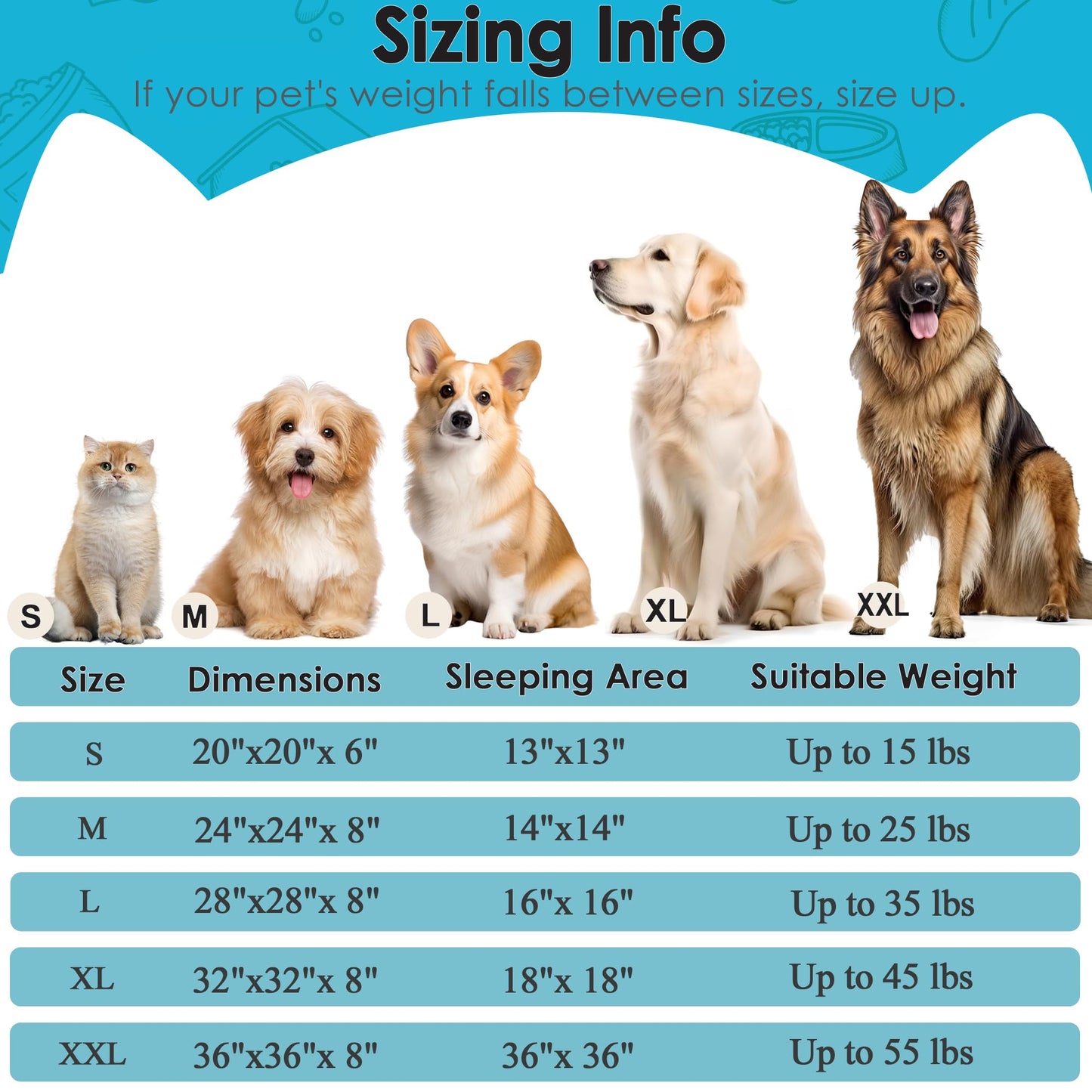 Extra Large Dog Beds, Human Dog Anxiety Relief Comfort Bed
