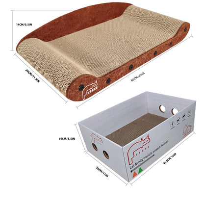 KEBKE Cat Scratcher Cat Scratching Sofa Bed 16" Lounge Box Bed