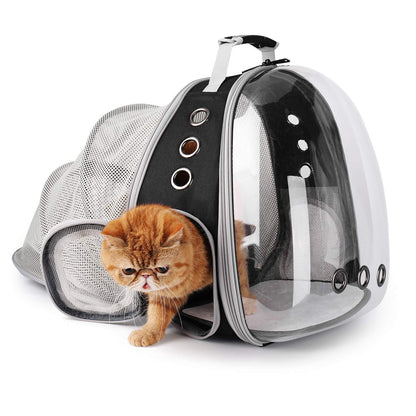 Lollimeow Cat Carrier Backpack, Expandable Bubble Pet Carrier