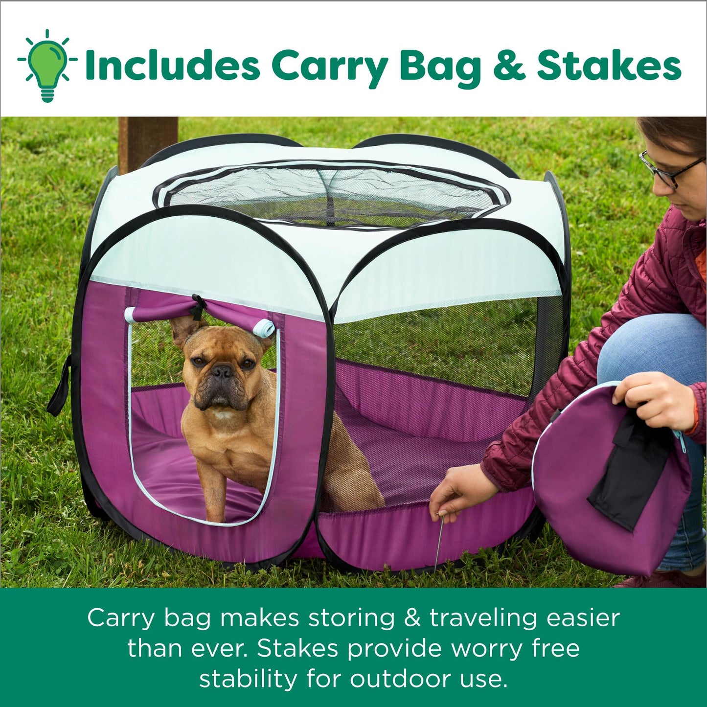 Furhaven Portable Dog Playpen, Cat Playpen, Pet Crate