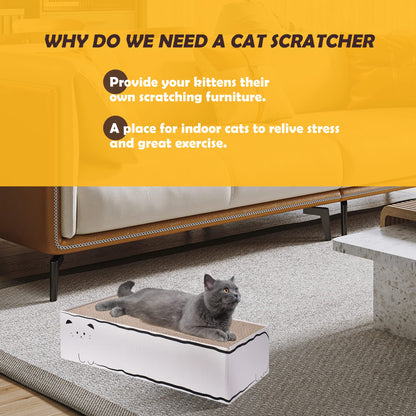 Smartbean Cat Scratcher, L x W x H, Reversible Design for Scratcher
