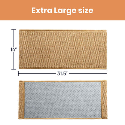 Ordora Large Cat Scratcher Mat: Upgrade Soft Sisal Horizontal Pad