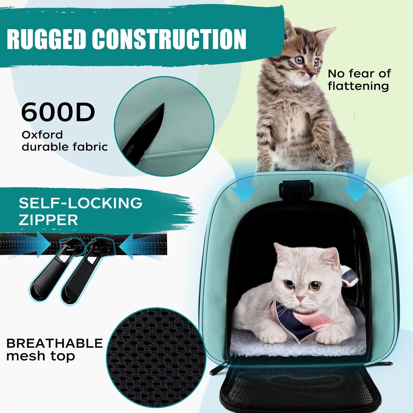 Top tasta Dog Cat Carrier Pet Carriers